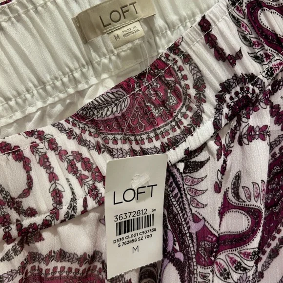 LOFT Purple Paisley Maxi Skirt - Picture 3 of 3